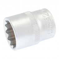 Головка 12-гранна MasterTool 1/2" 22 мм L 40 мм CRV 1 шт. 78-0622