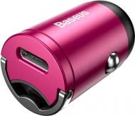 Автомобильное зарядное устройство BASEUS 30W QC Mini розовый VCHX-A04