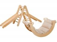 Ігровий комплекс Goodevas 5в1 трикутник Піклера/арка/гірка/сітка та подушка Е013