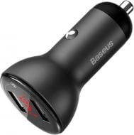 Автомобільний зарядний пристрій BASEUS Digital Display Dual 45W Grey (CBX-B0G)