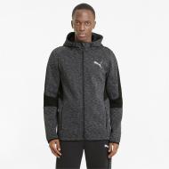 Джемпер Puma EVOSTRIPE FZ Hoodie 58581101 р. M черный