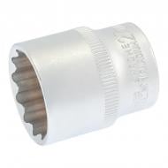 Головка 12-гранна MasterTool 1/2" 27 мм L 43 мм CRV 1 шт. 78-0627