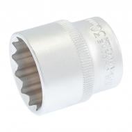Головка 12-гранна MasterTool 1/2" 30 мм L 43 мм CRV 1 шт. 78-0630
