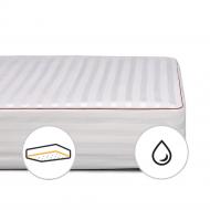 Наматрацник шовковий MirSon DeLuxe Silk 300 водонепроникний з резинкою по периметру 26х180x200 см