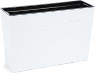 Горшок для цветов Lamela Вербена долото прямоугольный 37,5 л белый