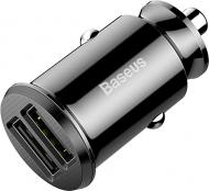 Автомобильное зарядное устройство BASEUS Grain Car Charger 5V 3.1A Black (CCALL-ML01)