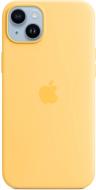 Чохол Apple Silicone Case with MagSafe для iPhone 14 Plus sunglow(MPTD3ZE/A)