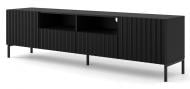 Тумба під ТВ BIM Furniture Wave 2д2ш 2000x560x420 мм чорний матовий/чорний(WAVE_TV_STAND_200_2D2S_BLACK_M)