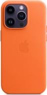 Чохол Apple Leather Case with MagSafe для iPhone 14 Pro orange(MPPL3ZE/A)