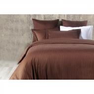 Комплект постельного белья Line Вrown двуспальный евро шоколадный SoundSleep