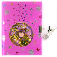 Блокнот на замочке с окошком Пончик W362220-S Malevaro