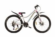 Велосипед Cross 26" 13"(33 см) Smile 2023 26CJS-004671 бело-фиолетовый