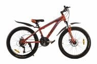 Велосипед Cross 24" 12"(30 см) Fast 2023 24CJS-004675 красно-черный с синим