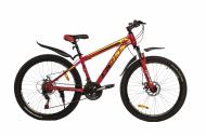Велосипед Cross 26" 15"(38 см) Fast 26CJS-004683 красно-черный с желтым