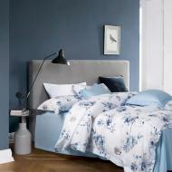 Комплект постельного белья DORIS BLUE 1,5 бело-голубой Homeline