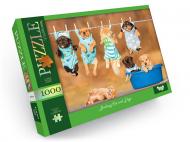 Пазли Danko Toys Bathing Cat and Dogs 1000 елементів C1000-11-01
