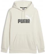 Джемпер Puma ESS+ 2 COL BIG LOGO HOODIE FL 58676487 р.2XL бежевий