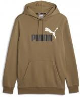 Джемпер Puma ESS+ 2 COL BIG LOGO HOODIE FL 58676494 р.L коричневый