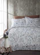 Комплект постельного белья Venture двуспальный евро бело-синий SoundSleep