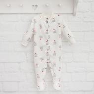 Человечек унисекс Blanka Люблю папу маму р.50-56 бежевый 110584