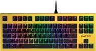 Клавиатура игровая Hator Skyfall (HTK-657) TKL PRO yellow