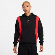 Джемпер Nike M NSW SW AIR PO HOODY FLC BB FV0167-012 р.S черный