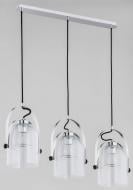ВІТРИНА! Люстра підвісна ALFA Garanti Glass 3x60 Вт E27 хром 62028