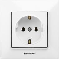 Розетка с заземлением Panasonic Arkedia Slim белый 480200218