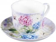 Чашка с блюдцем Букет 450 мл