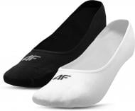 Носки 4F D4L20-SOD304-20S+10S р.35-38 белый/черный 2 шт.