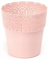 Горшок Lamela Белла 130 круглый розовая пудра