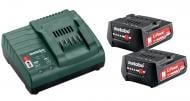 Зарядний пристрій + акумулятор Metabo BASIC SET 12V 2X2.0 AH 685300000