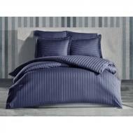 Комплект постельного белья Stripe Graphite евро графит SoundSleep
