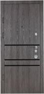 Дверь входная Булат Секьюрити 517 дуб немо карбон 2050x950 мм левая