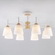 ВИТРИНА! Люстра потолочная Strotskis Fresco 8x60 Вт E27 белый 70085/8