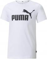 Футболка Puma ESS LOGO TEE B 58696002 р.176 белый