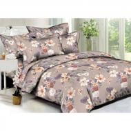 Комплект постільної білизни Vernal двоспальний бежево-коричневий SoundSleep