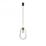 Подвес Nowodvorski Pear 1x40 Вт E27 прозрачный/латунь 8672