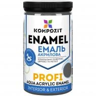 Эмаль Kompozit акриловая Profi серая глянец 0,7 л