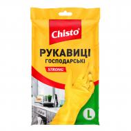 Перчатки латексные Chisto STRONG 1 пара суперкрепкие р. S