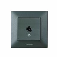 Розетка TV проходная Panasonic Arkedia Slim 12dB дымчатый 480200257