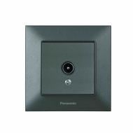 Розетка TV Panasonic Arkedia Slim 0 втрат димчастий 480200258