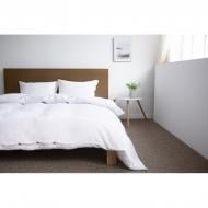 Комплект постельного белья White евро белый SoundSleep