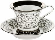 Чашка с блюдцем Rudolf Kampf Византия 200 мл платина