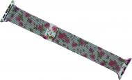 Ремешок Armorstandart Milanese Loop для Apple Watch All Series 42-44 mm flower red lily ARM52964