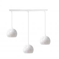 ВИТРИНА! Люстра подвесная TK Lighting Brillo 3x60 Вт E27 белый/золото