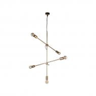 Подвес Nowodvorski Sticks 5x60 Вт E27 золотой 9076 Подвес Nowodvorski Sticks 5x60 Вт E27 золотой 9076