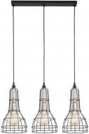 ВІТРИНА! Люстра підвісна TK Lighting Long 3PL 3x60 Вт E27 бронза/чорний 2209