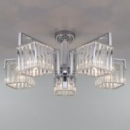 ВИТРИНА! Люстра потолочная Strotskis April 5x60 Вт E14 прозрачный/хром 10126/5 (хром)