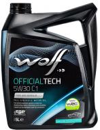 Моторное масло синтетическое WOLF OfficialTech C1 5W-30 5 л (8307911)